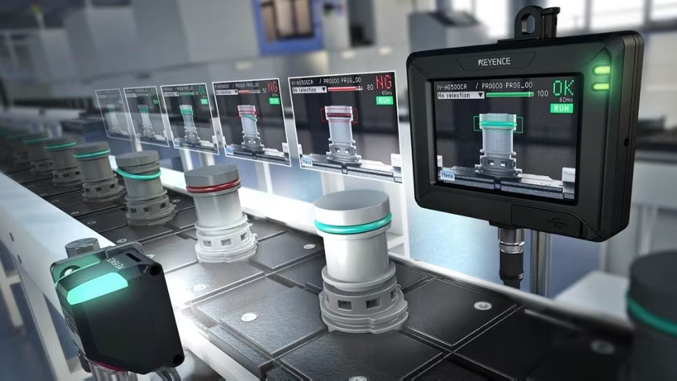 Automated dimensional inspection system monitoring manufactured components during production