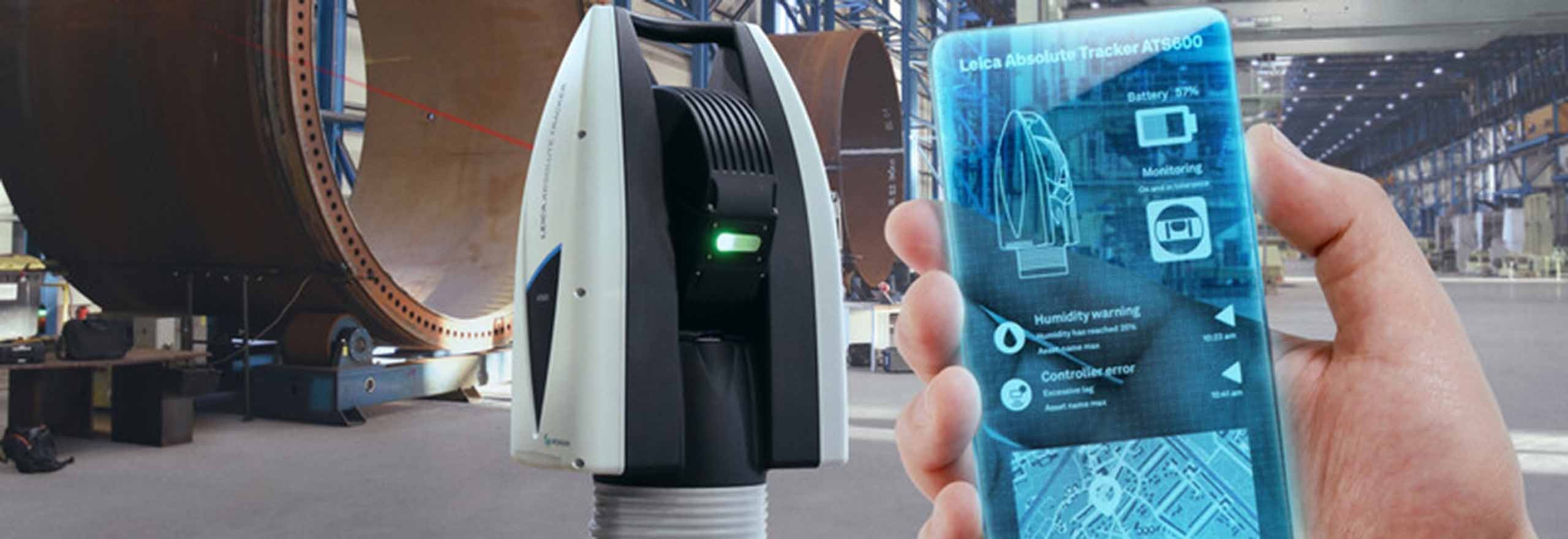 Laser tracker measurement system used for large-scale industrial metrology