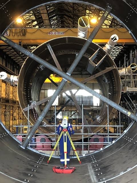 Portable precision alignment services performed onsite