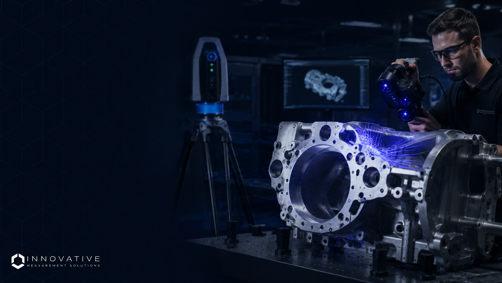Precision 3D metrology measurement of an engineered component
